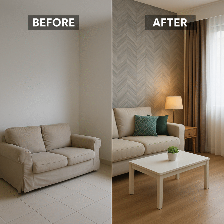 From Drab to Fab: An Interior Makeover Story in Bangalore