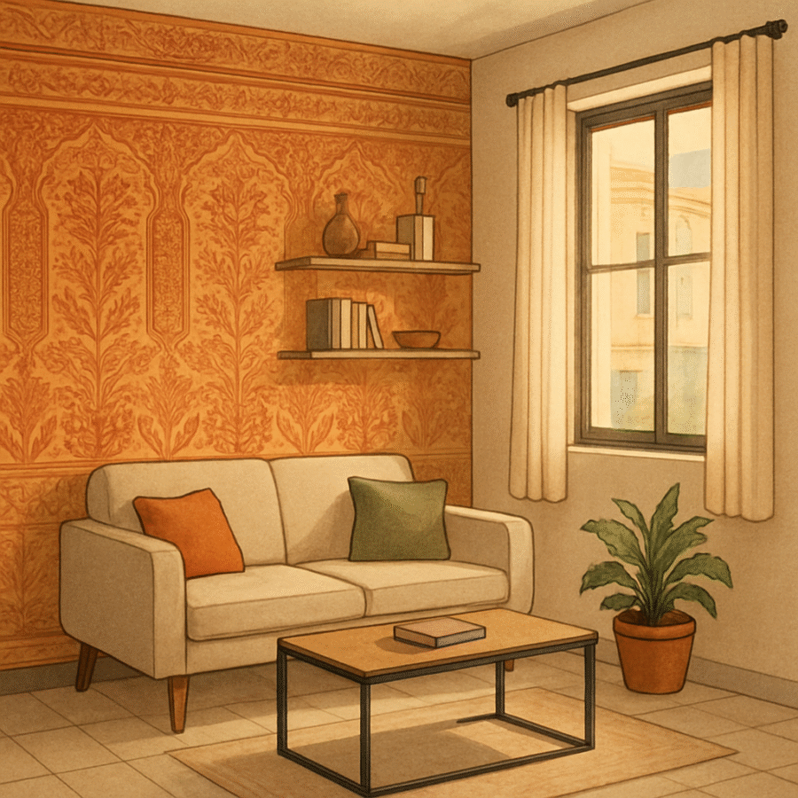 Top Tips to Style Indian Wallpapers in a Small Bangalore Apartment