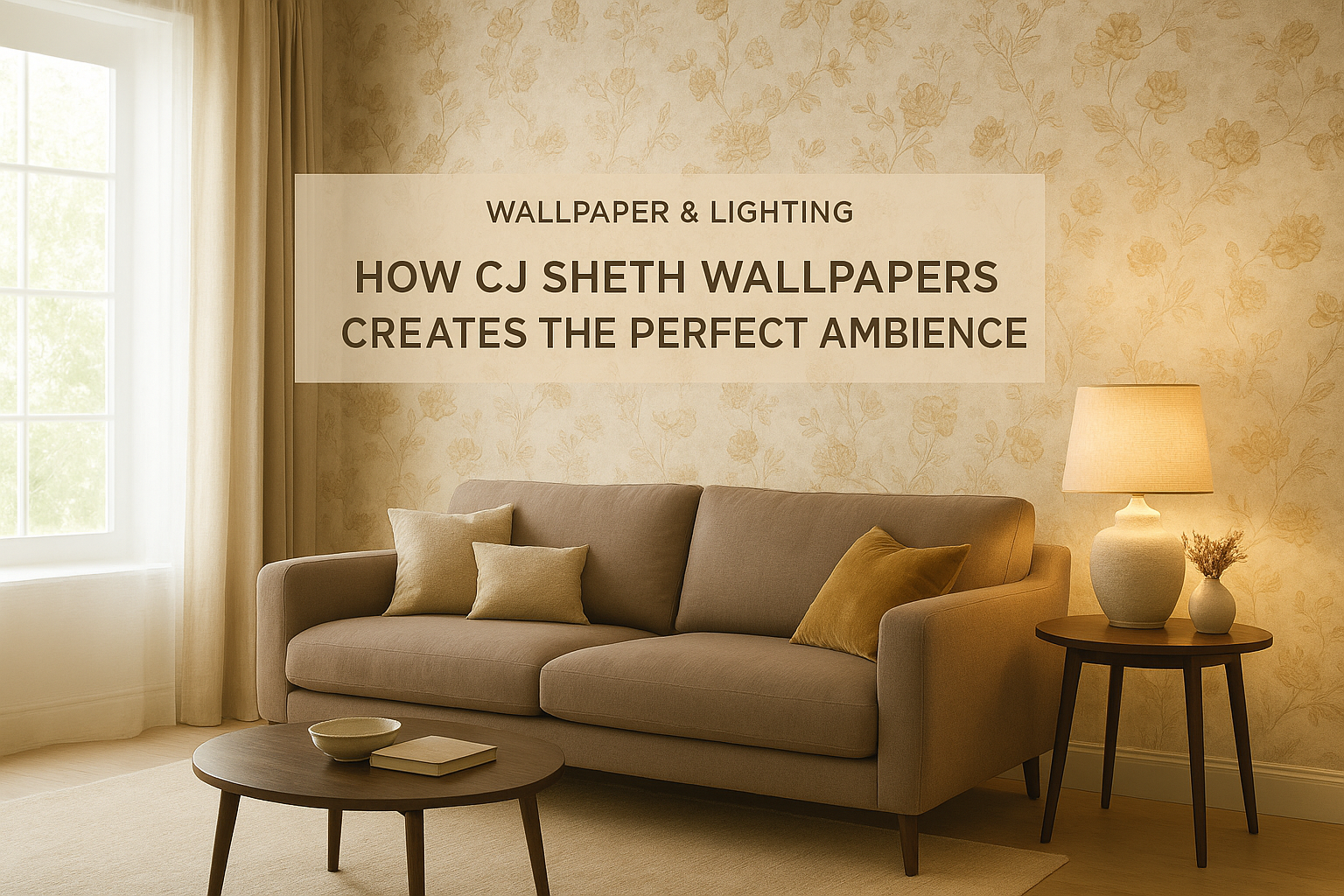 Wallpaper & Lighting: How CJ Sheth Wallpapers Creates the Perfect Ambience